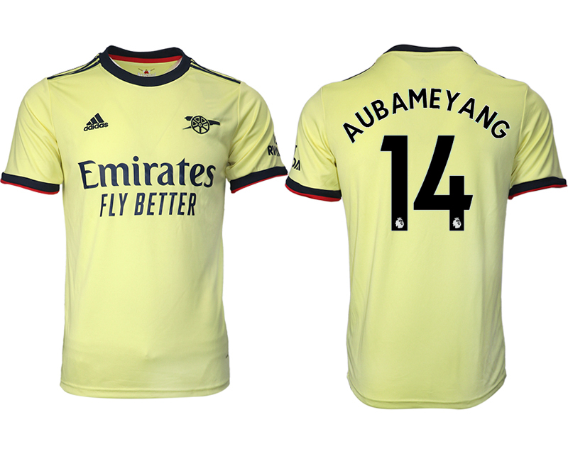 Men 2021-2022 Club Arsenal away aaa version green #14 Soccer Jerseys->arsenal jersey->Soccer Club Jersey
